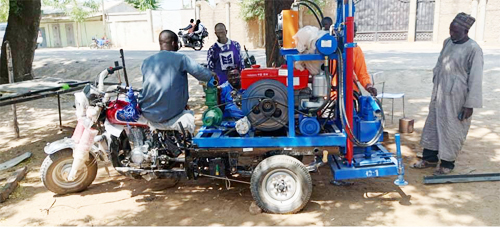 water well borehole drilling machine