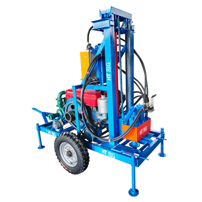 Small Portable Water Well Borehole Drilling Equipment Machine Boring Hole Types