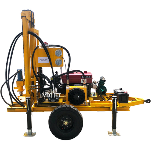 Hydraulic Rotary Head Drilling Pneumatic Rig Equipment For Sale