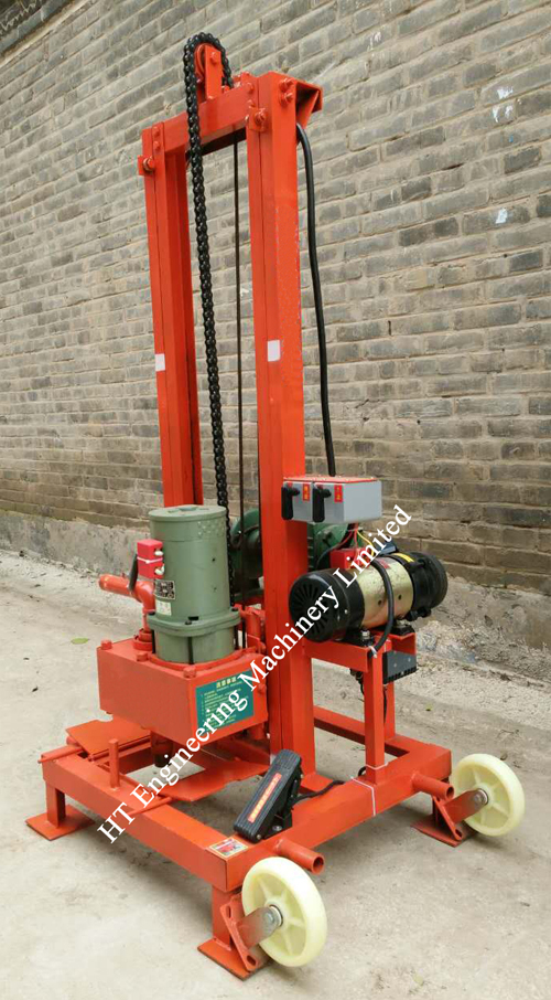 100m Electric Water Well Drilling Rigs Machines