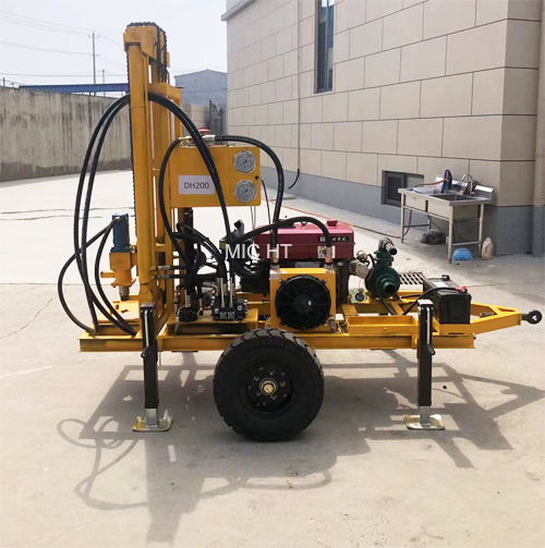 200M Water Well Rotary Drill Rig For 200mm